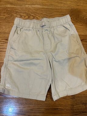 365 Kids Beige Elastic Waist Kids Shorts size 8